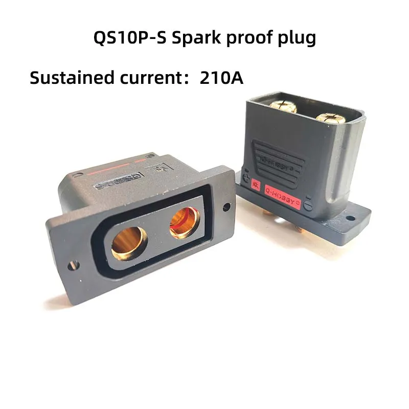 QS10P-S anti-spark plug UAV lithium battery electric motorcycle new energy high current charging can be fixed