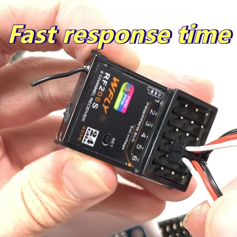 WFLY Receiver RF209S 201S 206S 207S RC Plane Part 4CH All Models Available for WFLY 7 9 ET16S Remote Control Airplane Hobby Fans