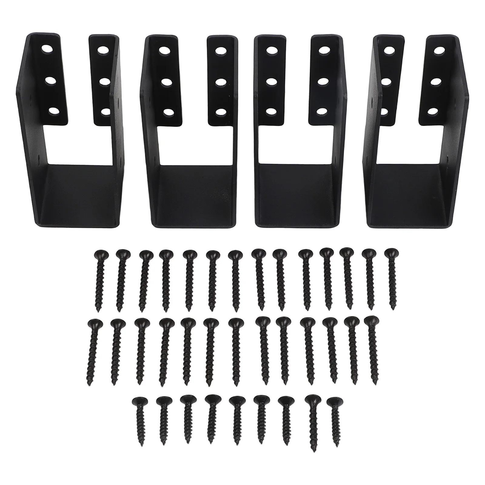 Construction Projects Beam Bracket Easy Install for timber Connectors Beam Support 5.1x4.5x9.3 Cm Comprehensive Package