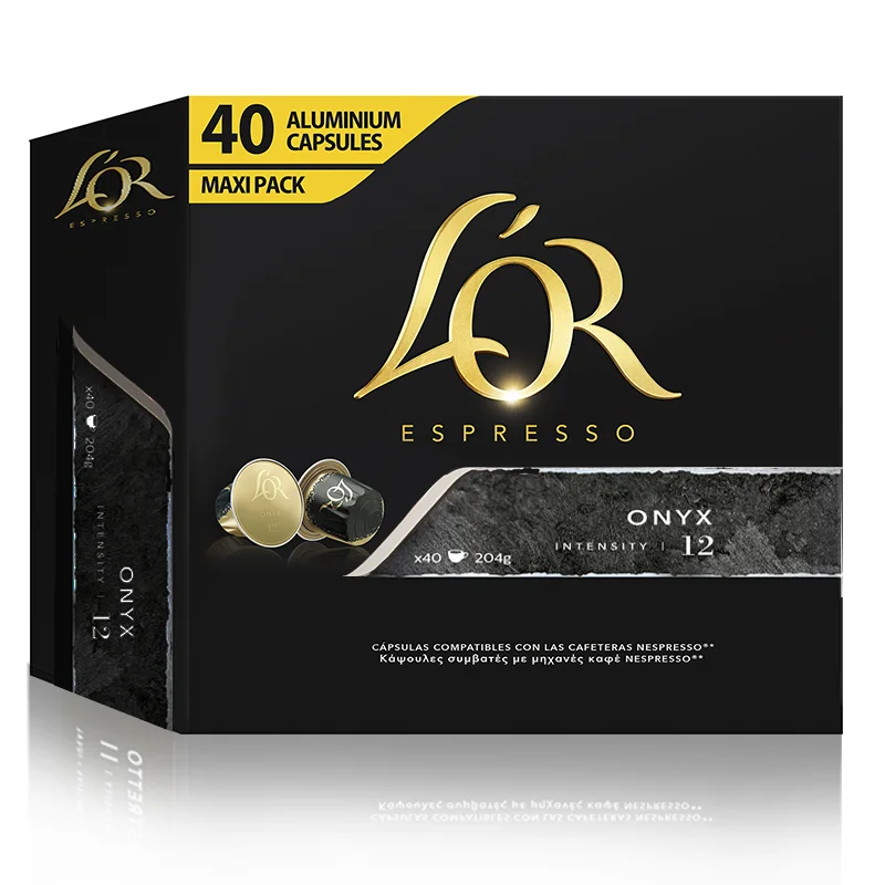 Onyx L\'OR 40 Cápsulas Maxi Pack compatibles nespresso 8711000386293 Raíz Inicio NESPRESSO 4019265