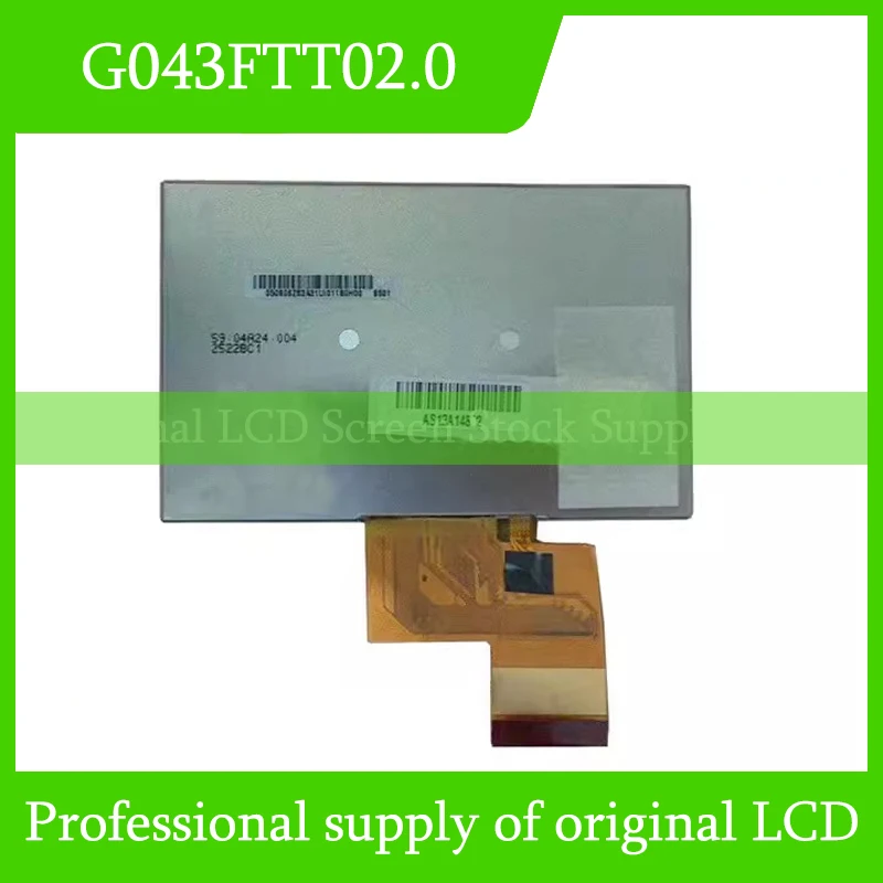 

G043FTT02.0 4.3-inch LCD display Fully tested Fast delivery