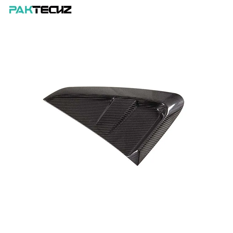 Paktechz Dry Carbon Fiber Parts Front Fender Trims for Porsche Cayenne Coupe Turbo 2018 - 2024