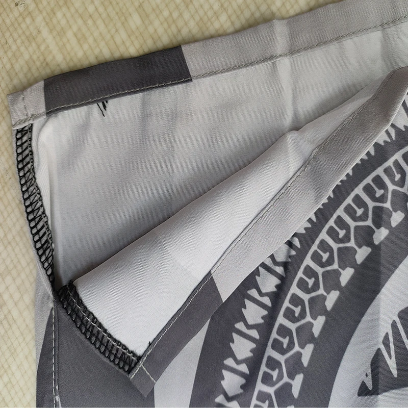 Bezpośrednio od producenta Cody Lundin Wygodne, cyfrowo drukowane męskie spodenki MMA Szare z elastyczną gumką w pasie Spodenki do jujutsu, boksu i fitnessu