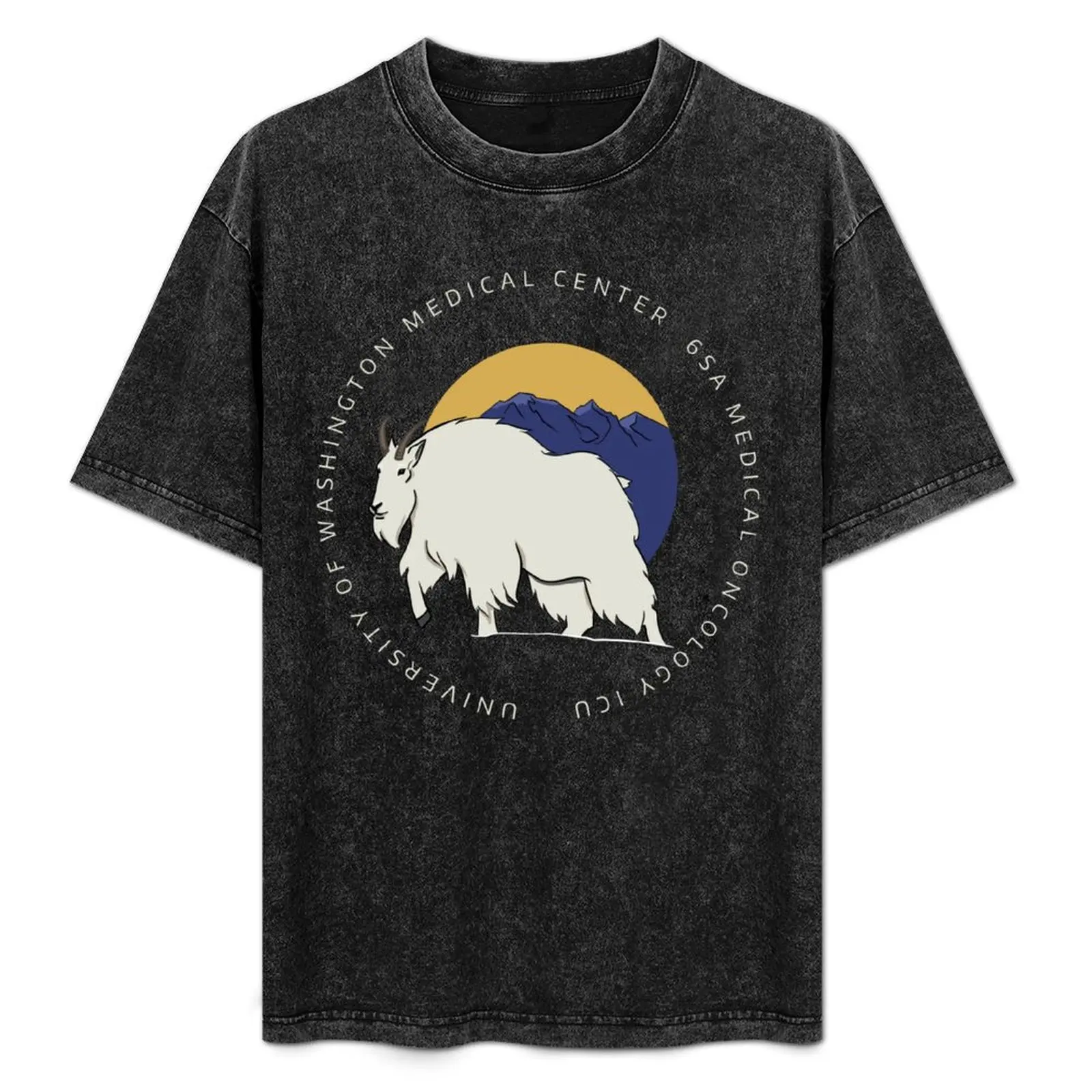 

6SA Goat Tee -Light Text T-Shirt Work Utility Short Sleeve Shirt