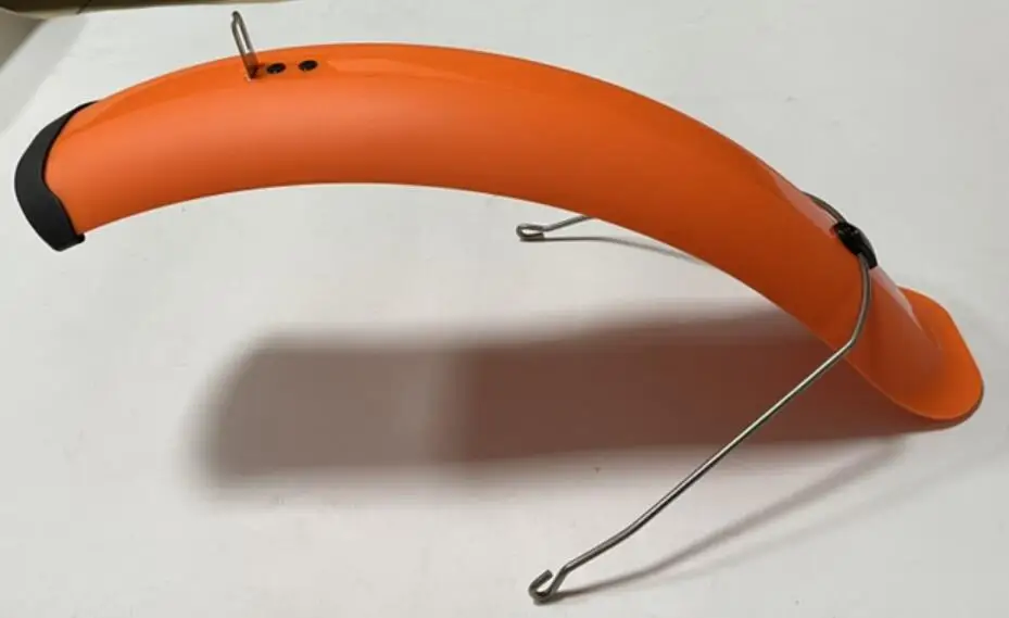 Snow Bike Mudguard, Beach Bike, All-Inclusive, Fat Bicycle, Orange Fender, Bicycle Accessories, 26Inch * 4.0