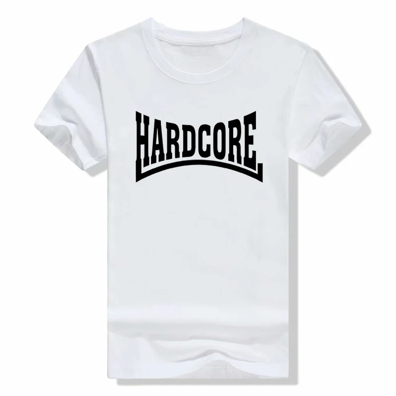 streetwear fashion Hardcore T-Shirt Fashion Hardcore  fashion casual O-Neck Tshirts Cotton Tees Short sleeve t shirt Camisetas