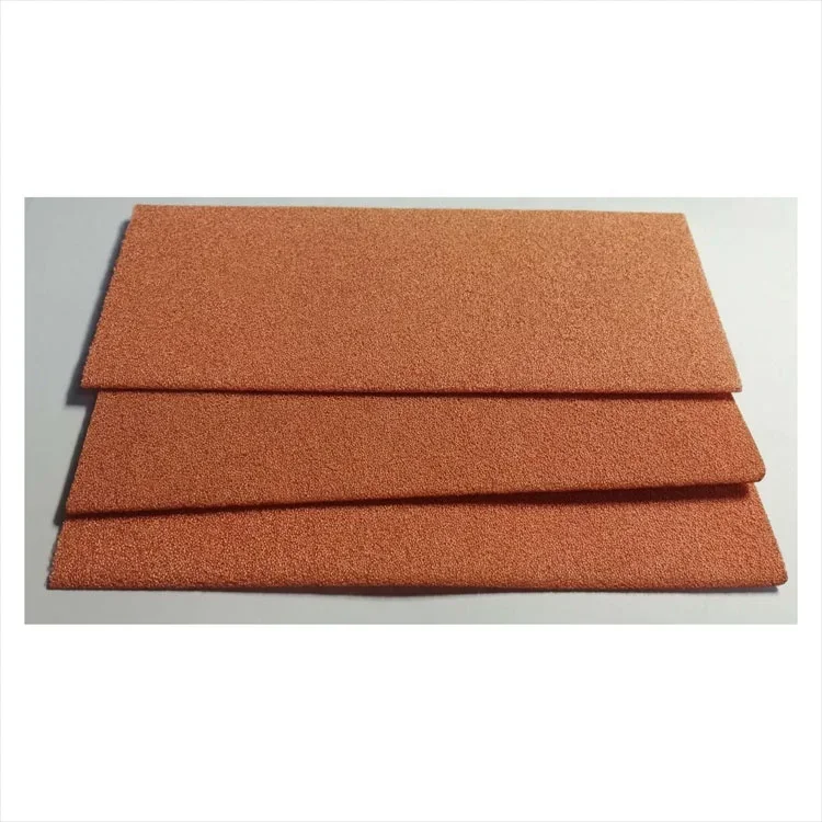 High porosity 2mm thick 130PPI porous copper foam for laboratory battery electrode research