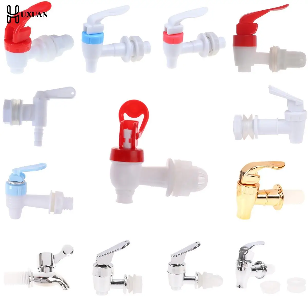 1Set Plastic Glass Wine Bottle Faucet Jar Barrel Water Tank Faucet With Filter Wine Valve Water Dispenser Switch Tap Bibcocks