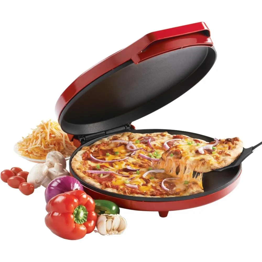 Countertop Pizza Maker, 1440-Watt Pizza Maker Machine for Home, BC-2958CR