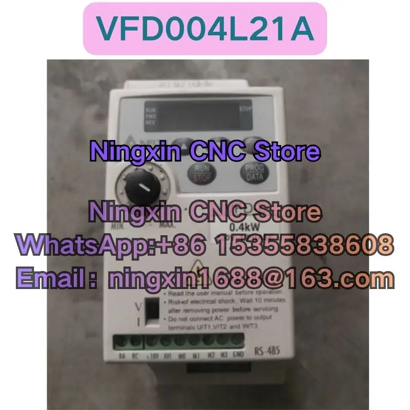 Second-hand VFD004L21A inverter Functional test OK Fast delivery