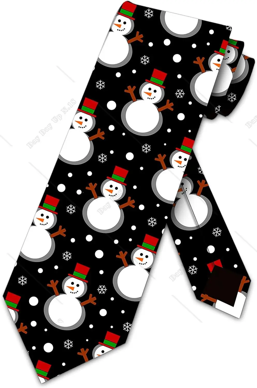 

Cute Snowman Pattern Christmas Ties Mens Snowman Necktie One Size Gifts for Men Dad Grandpa