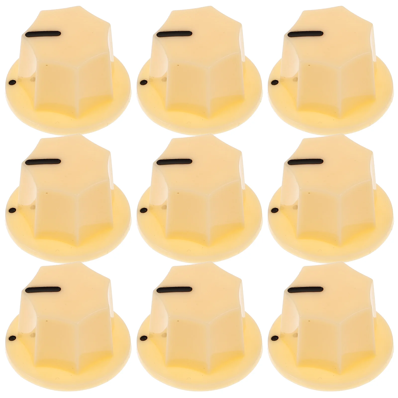 

10pcs Volume Cap Electric Guitar Bass Plastic Durable Potentiometer Volume Knob For Electric Guitar Musical Instrument