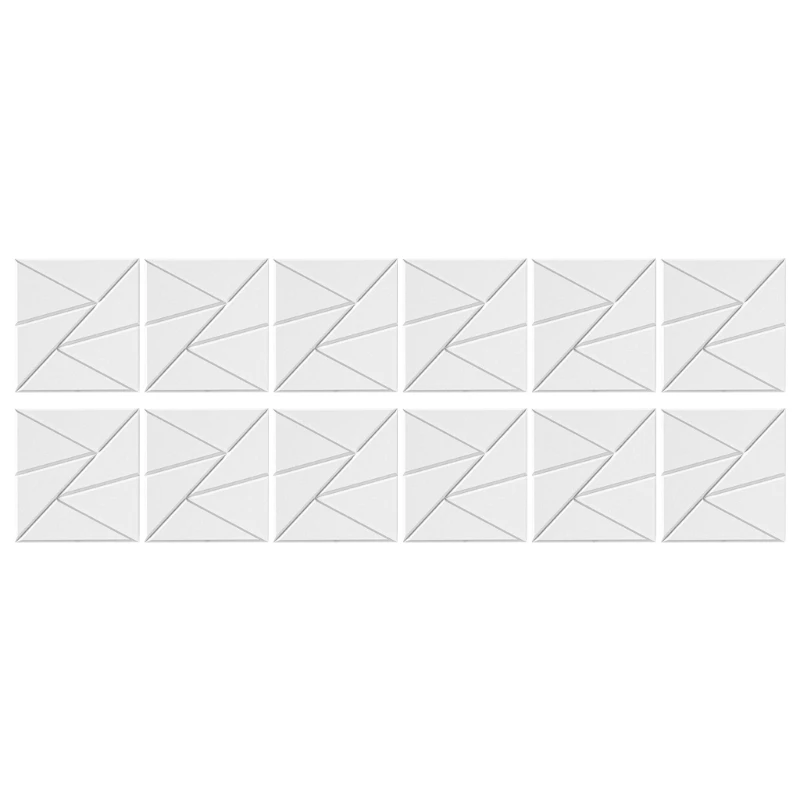 12 قطعة من ألواح الجدران الرغوية الصوتية المربعة ألواح الحائط العازلة للصوت ممتصة للصوت نسيج البوليستر للشحن الفوري