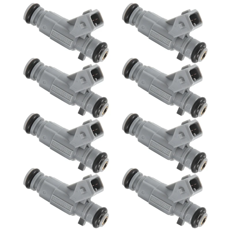 Fuel Injector For Mercedes Benz E/G/M/S Class From 1998-2000 4.3 5.0 V8 0280155744 , 1130780049 Parts Accessories 8Piece