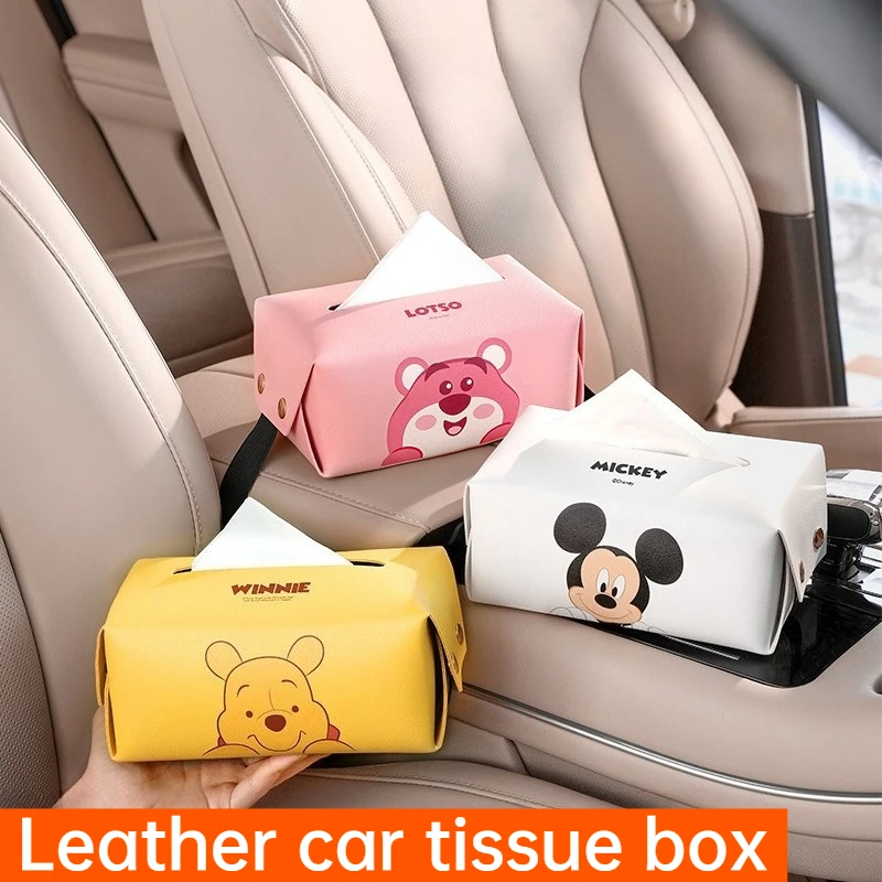 

Органайзер для салона автомобиля в виде клубничного медведя: милый держатель для салфеток на подлокотник, ящик для хранения бумаг, аксессуар для интерьера автомобиля