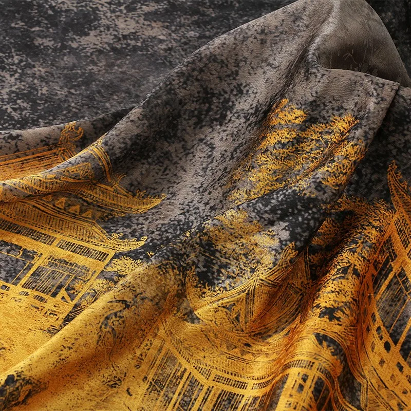 チャイナドレス、漢服、ドレス、中国風衣料用のヘビーウェイトジャカード梅の花生地