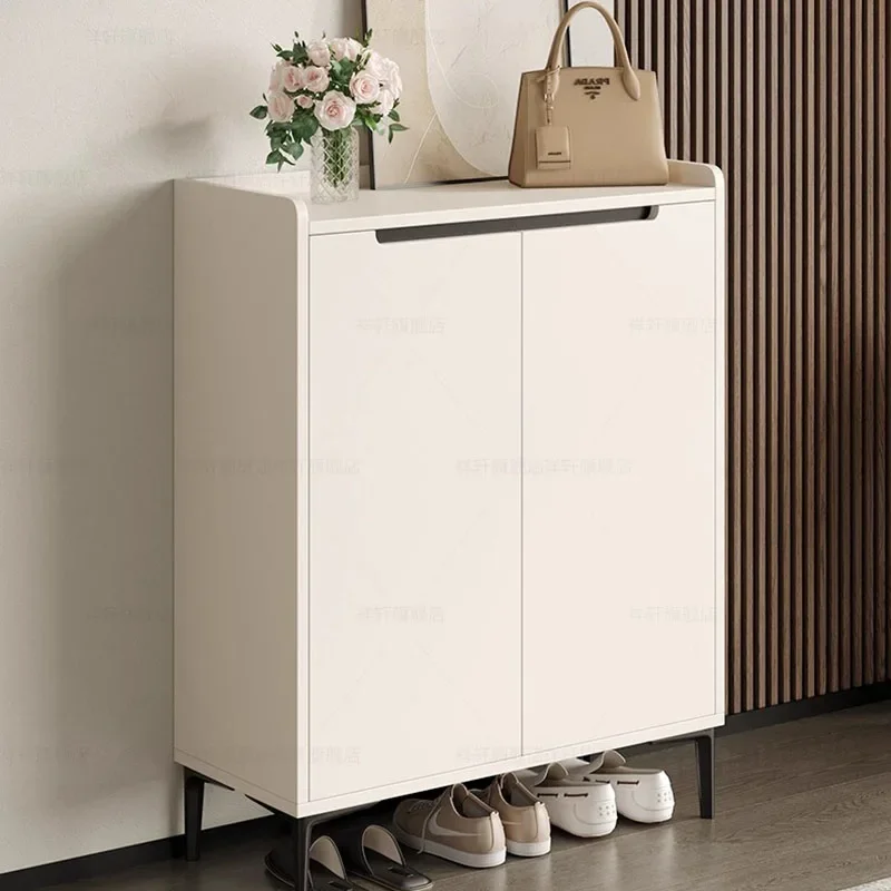 Organizer Storage Shoe Cabinet Mobile Cupboard Display Show Designer Shoe Shelf Slippers Vertical Muebles Shoemakers Furniture