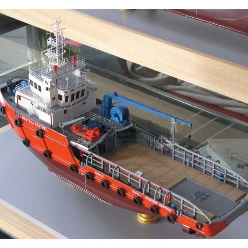 Engineering Ship Model  Ornaments Tugboat Model Kit 45cm Three-purpose Ship Model Customized Various Ship Models