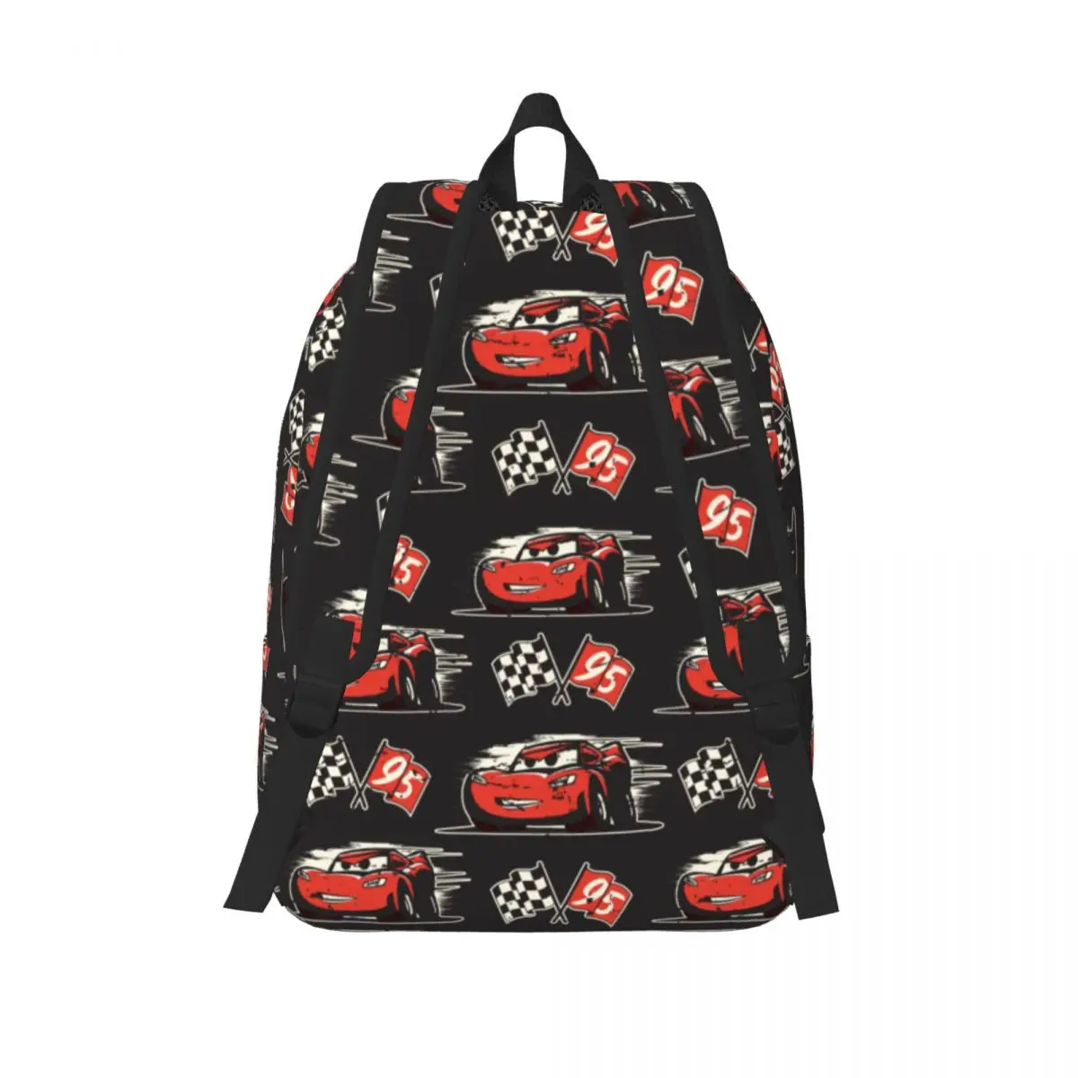 Auto 3 Lightning McQueen Cartoon zaino per uomo donna Cool High School Work Daypack College Canvas Bags con tasca