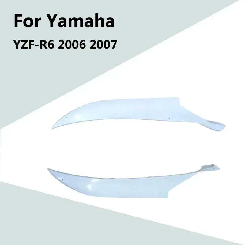 For Yamaha YZF-R6 2006 2007 Unpainted Bodywork Middle Side Cover ABS Injection Fairing R 6 06 07 Motorcycle Modified Accessories