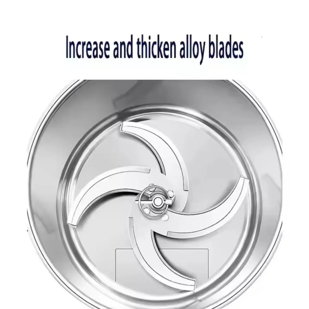 مفرمة خضروات كهربائية من الفولاذ المقاوم للصدأ - مطحنة أعلاف الدجاج، ماكينة تقطيع الطعام التجارية متعددة الأغراض للاستخدام المنزلي والمطبخ