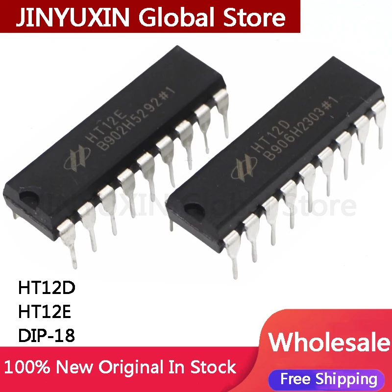 5Pcs HT12D HT12E DIP-18 IC In Stock Wholesale