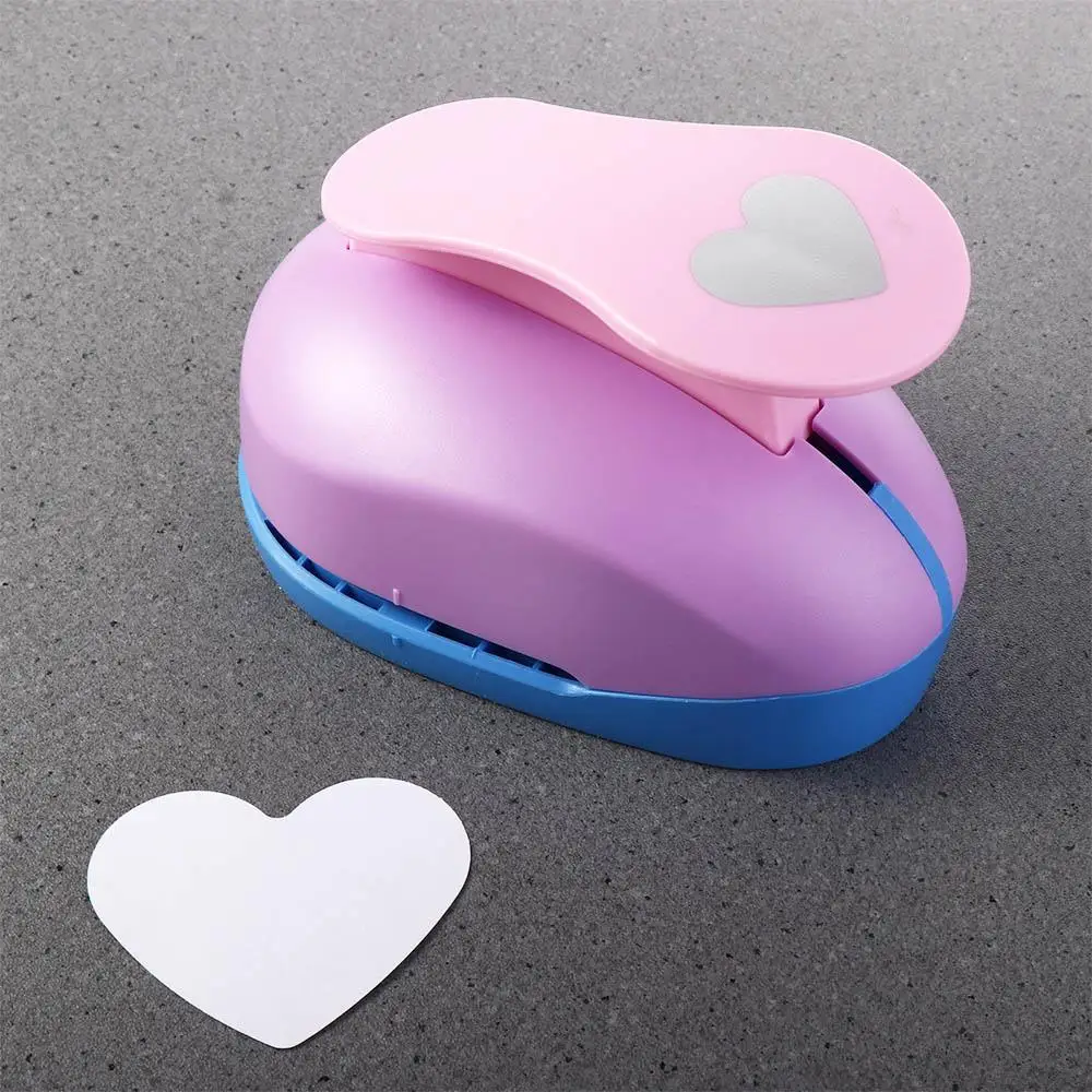 Toy School Supplies Children Heart-shaped 9-75mm DIY Craft Embossing Punches Punches Maker Hole Puncher Scrapbooking Machine