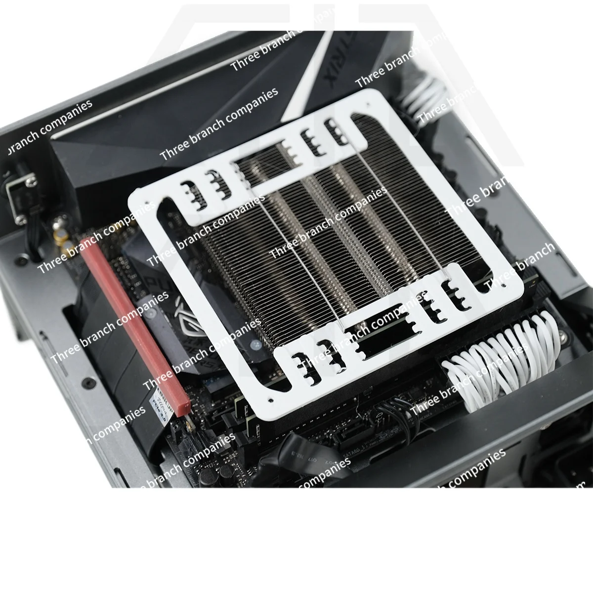 

[Omnidirectional fan conversion rack] axp90 X47 X53 fan transfer 9-12cm metal down press ITX