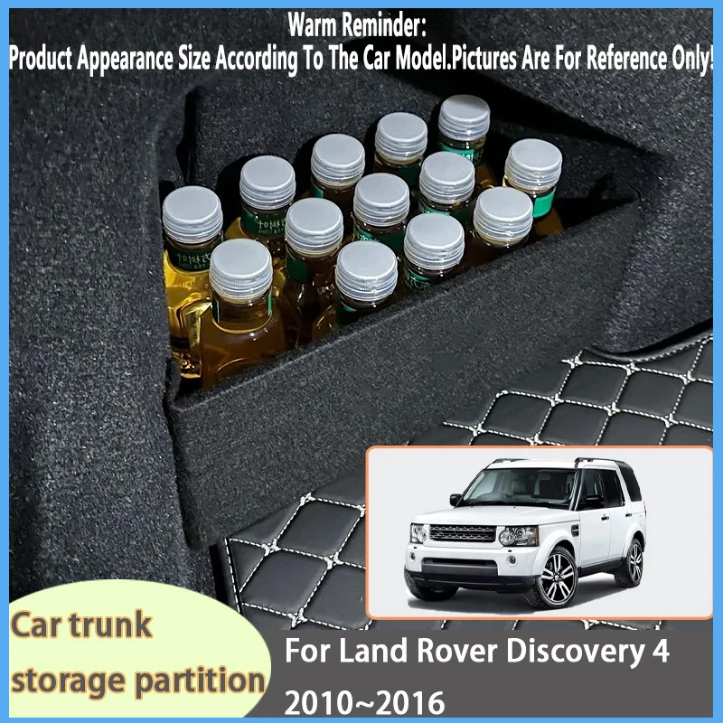 

For Land Rover Discovery 4 2010~2016 L319 Car Organizer Trunk Side Partition Trunk Interior Storage Box Parts