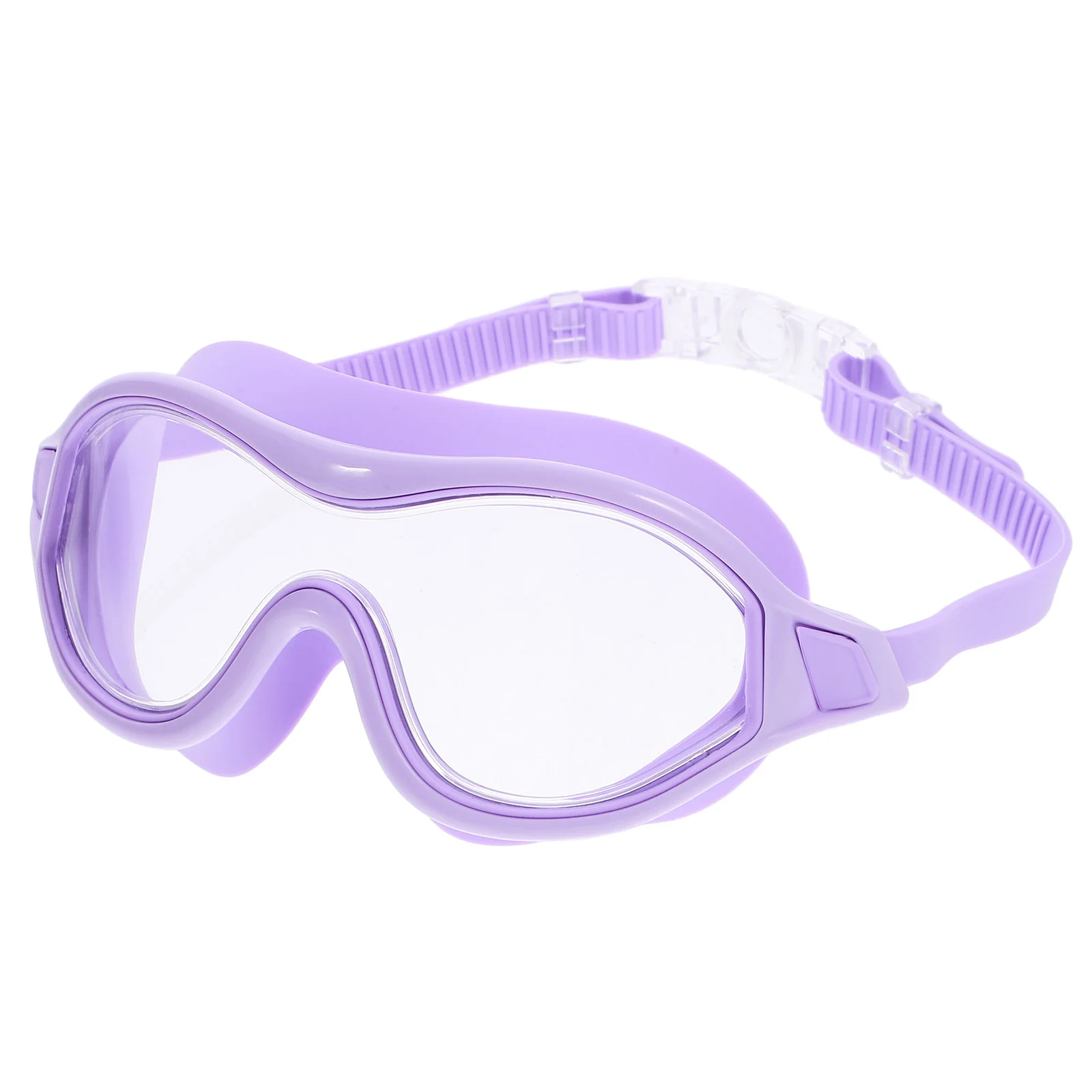 

Diving Ordinary Waterproof Swimming Goggles Men and Women Miss Large Frame Silicone Band