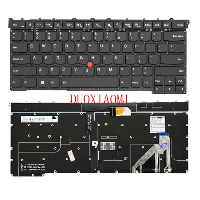 

Laptop Keyboard For Lenovo for IBM X1 Carbon Gen 3 3rd 2015 US English replacement keyboards with backlight Russian