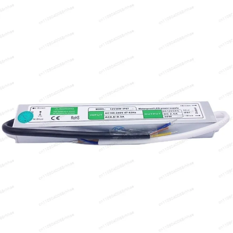 30W Waterproof 12V/24V Voltage Converter｜Constant Voltage Driver For LED Ribbon & Surveillance Gear
