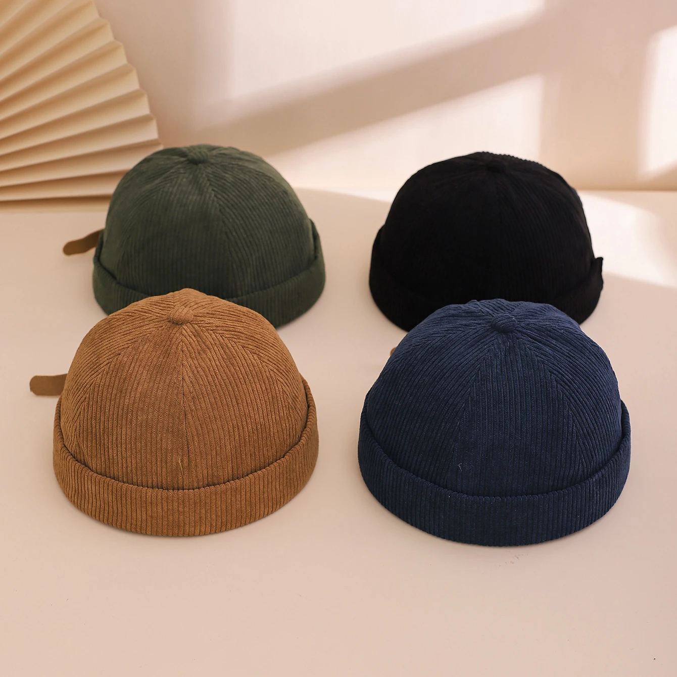 

Однотонная вельветовая шляпа господаря в японском стиле в стиле ретро, простая уличная дыня в стиле хип-хоп», осенне-зимняя шляпа