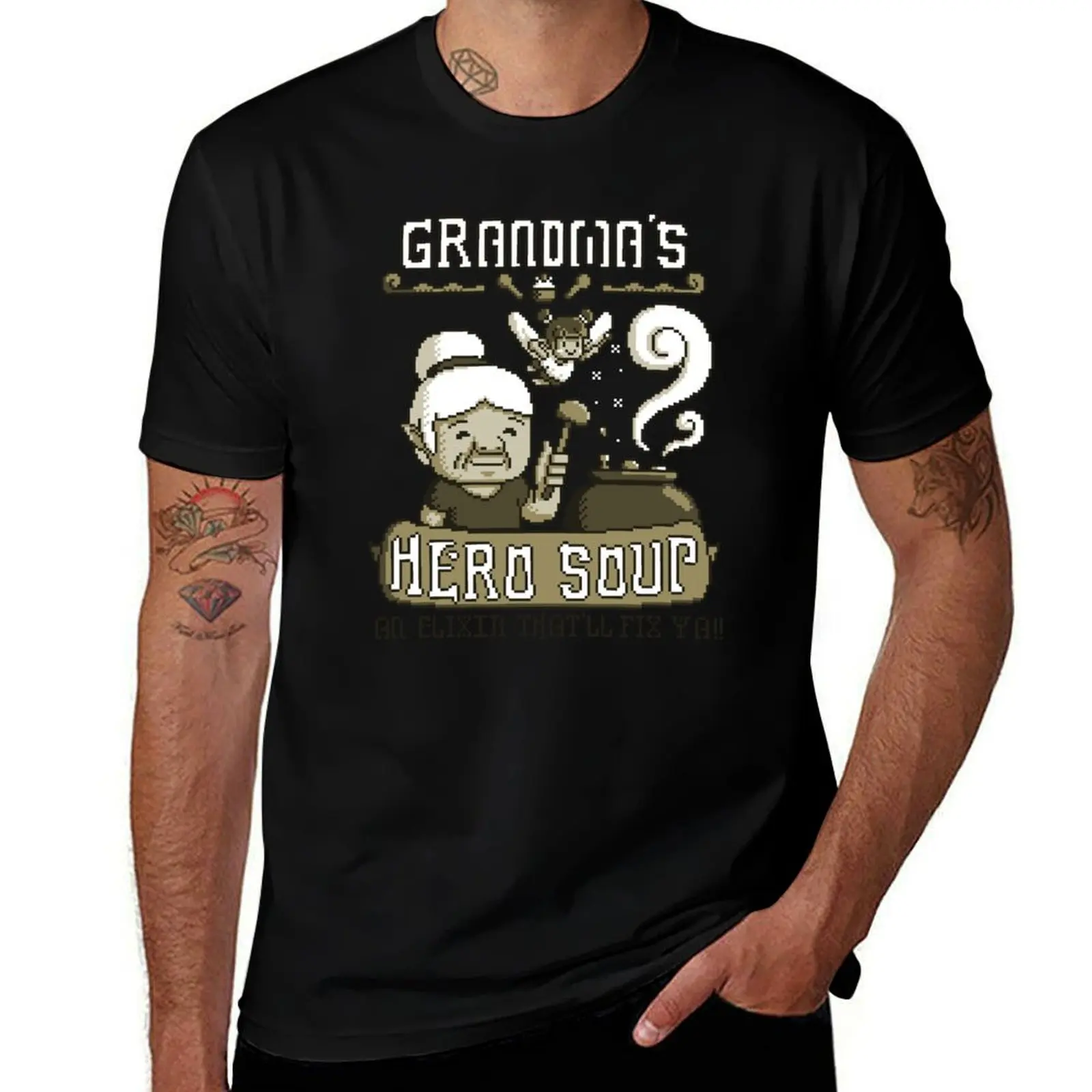 Grandma's Hero Soup T-Shirt Sun Block Outdoor T-Shirt