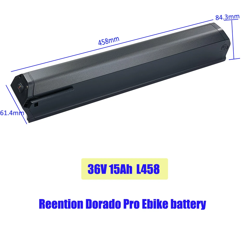 36V Reention Dorado Pro Ebike battery pack 15Ah 10.4Ah Akku Inframe electric bike frame batteries for 350w 500w 750w motor