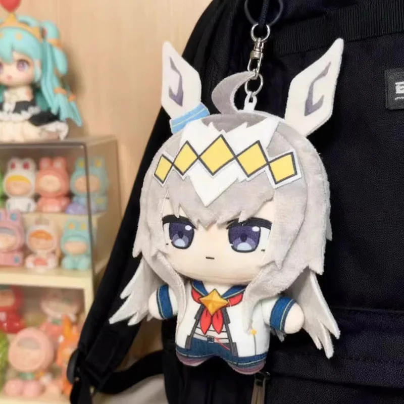 10cm Pretty Derby Plush Toy Oguri Cap Symboli Rudolf Stuffed Mini Doll Round Plushies Backpack Keys Pendant Fans Birthday Gifts