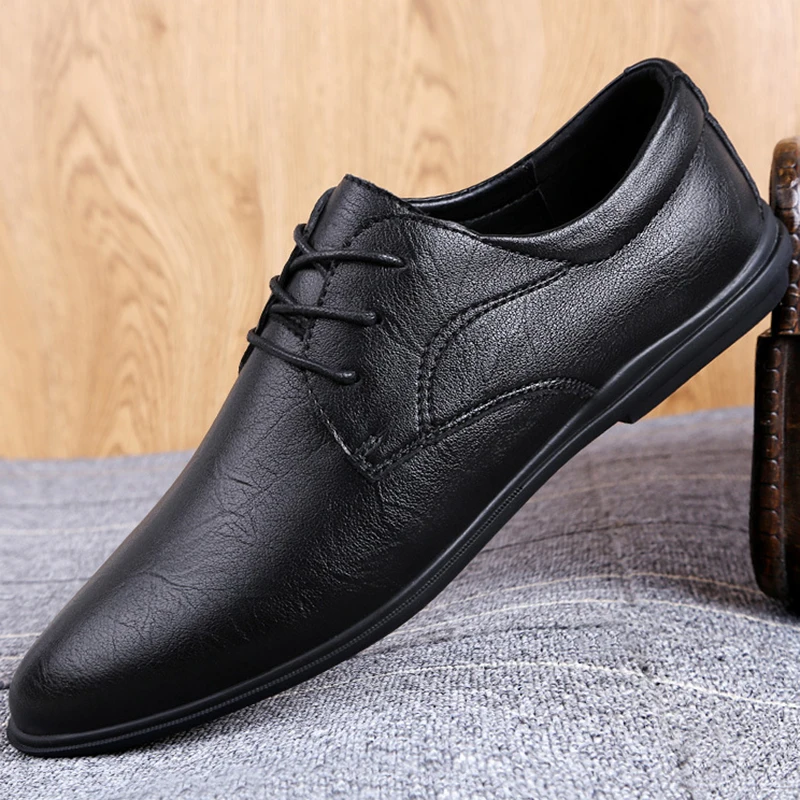 

Gentleman Business Casual Formal Leather Shoes Men's Fashion Dress Shoes Classic High Quality Formal Office Oxford Shoes For Men