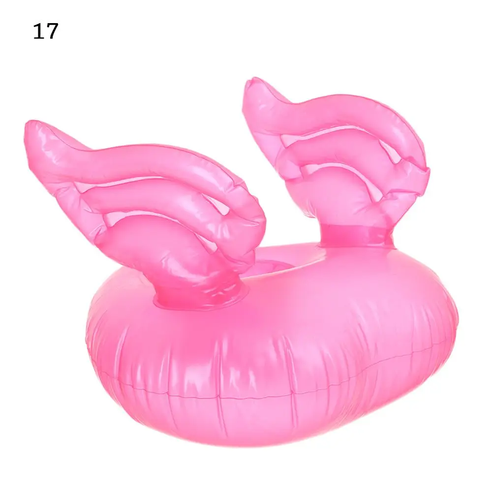 1Pcs Pool Party Pool Floaties Bar Coasters Swimming Pool Float Inflatable Cup Coasters Inflatable Drink Holders Drink Floats