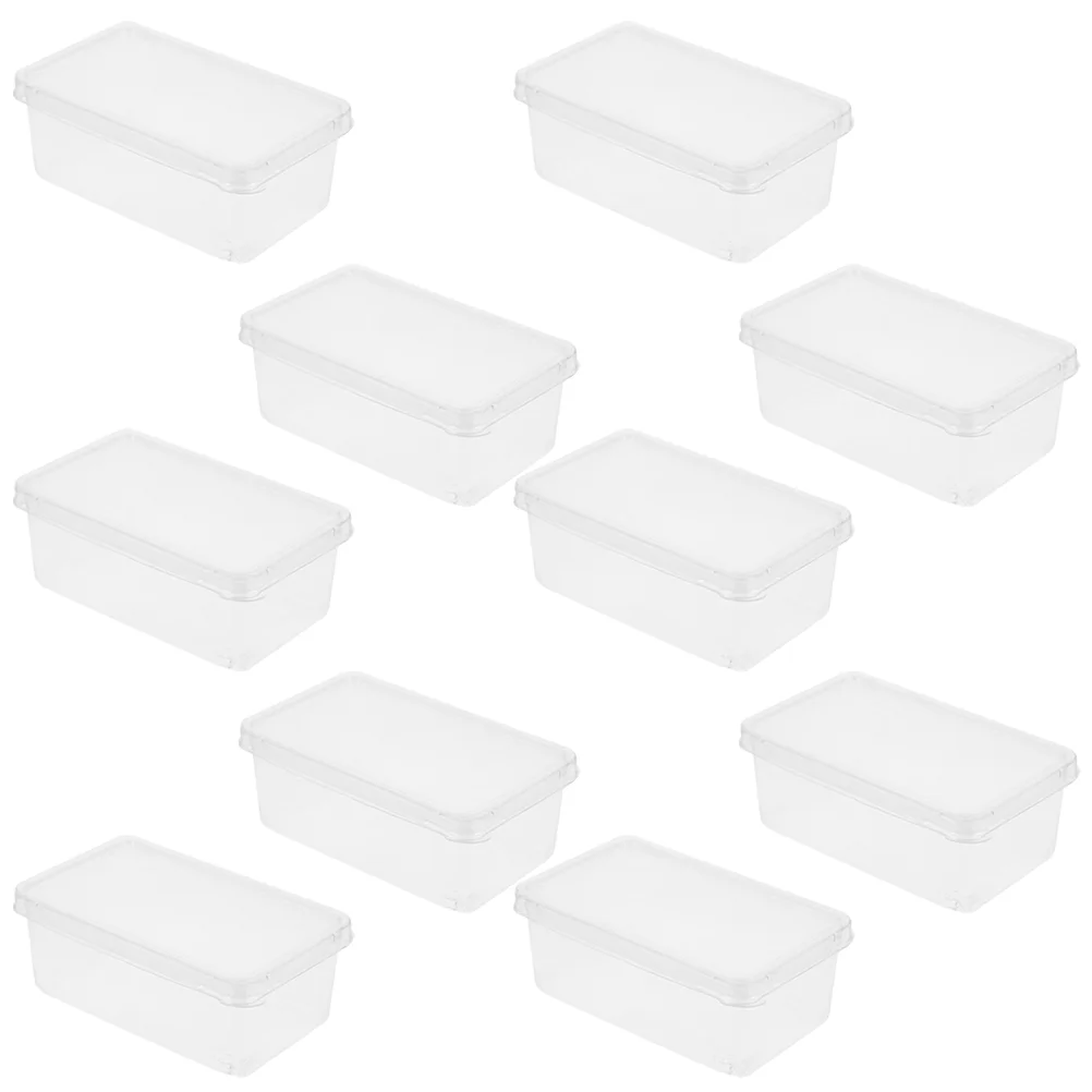

10 Pcs Tiramisu Box Cake Boxes Baking Supply Clear Transparent Portable Holder Carrier The Pet Packaging