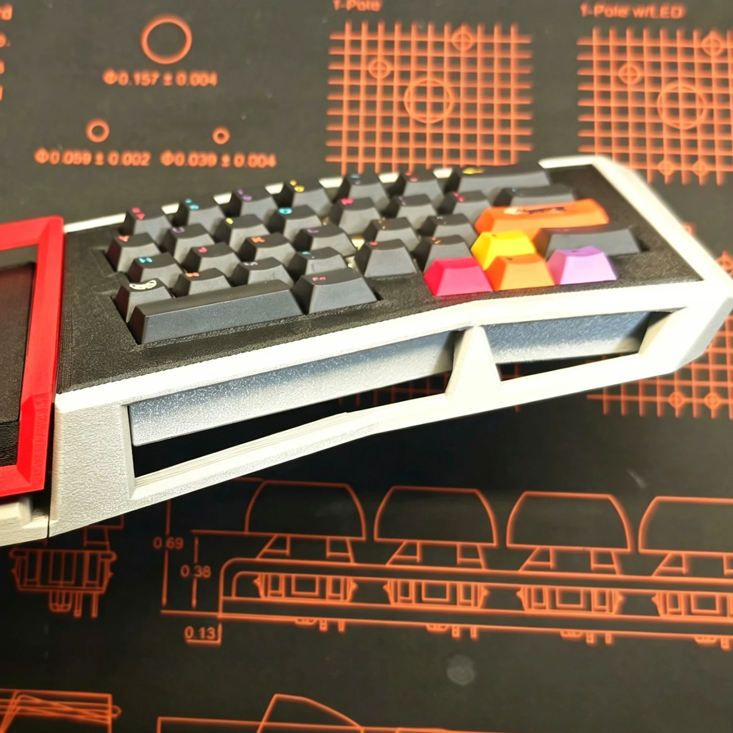Alice 70% Layout Keyboard Kit - 3D Printing Keycaps recensie en prijs
