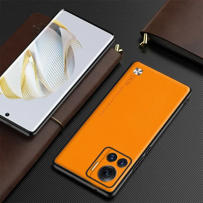 Luxury Leather Case For Motorola X30 Pro Cover Business Premium Leather Shockproof Bumper For MOTO S30 All-Inclusive Cover