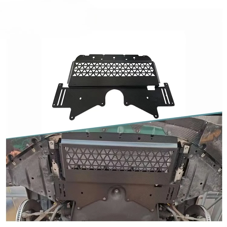 

G87 M2 Dry Carbon Fiber Material Front Anti-skid Plate Car Body Front Engine Guard Anti-skid Plate Suitable for M3 G80 M4 G82