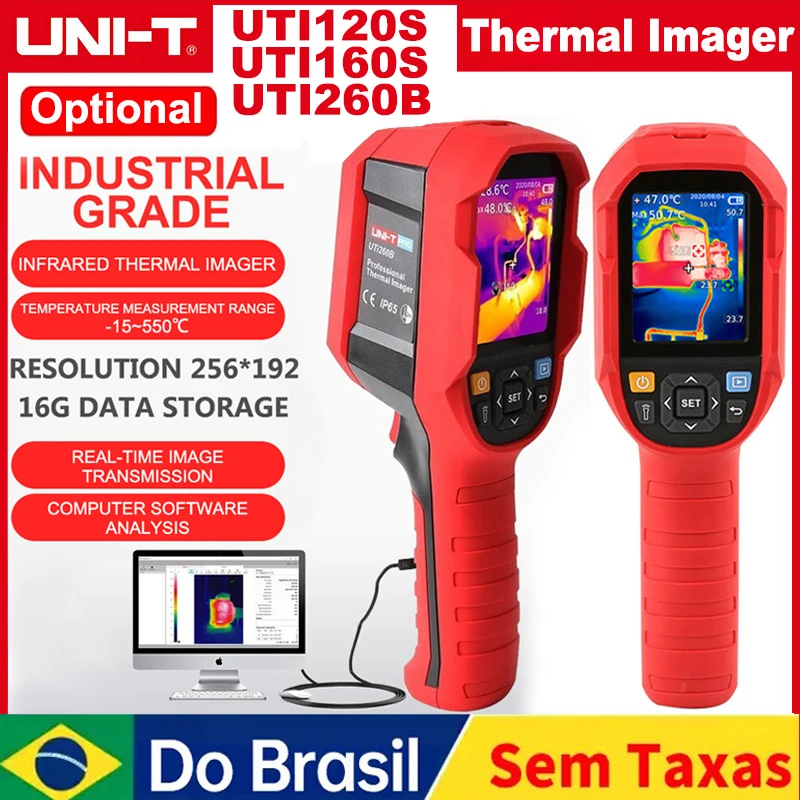 UNI-T UTI260B UTI120S UTI160S كاميرا حرارية 256X192 بكسل البناء التصوير الحراري PCB دائرة أنبوب تسخين الأرضية اختبار