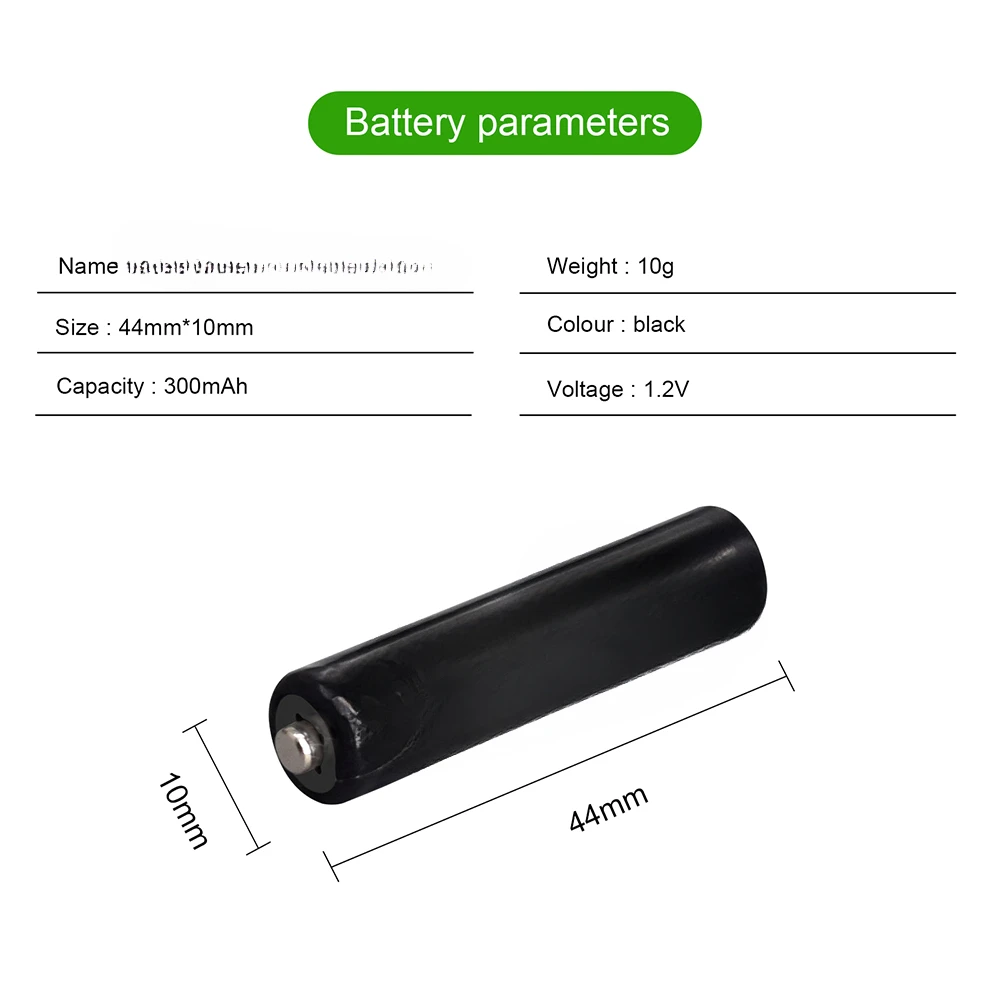 20pcs Nimh AAA Battery 300mah AAA Rechargeable Battery 1.2V