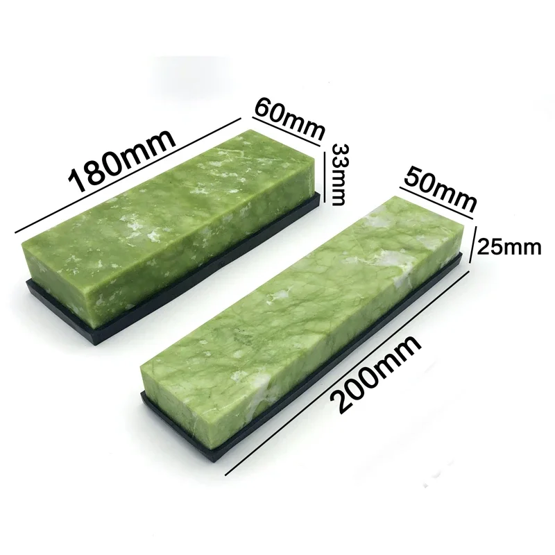 Natural 10000 Sharpening Polishing Stone Super Fine Green Agate Grit 400 1500 3000 Honing Whetstone Professional Grinding Tool