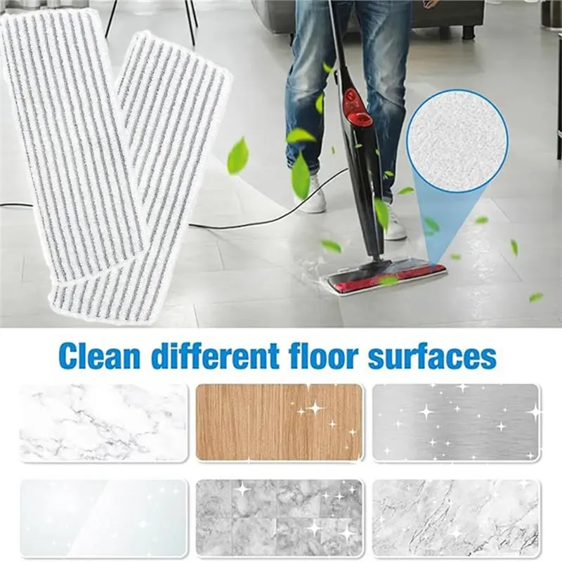 NEW!A61I For Vileda Steam XXL/Plusxxl Replacement Microfiber Mop Reusable Washable Deep Cleaning Pad For Steam Cleaner Accessori