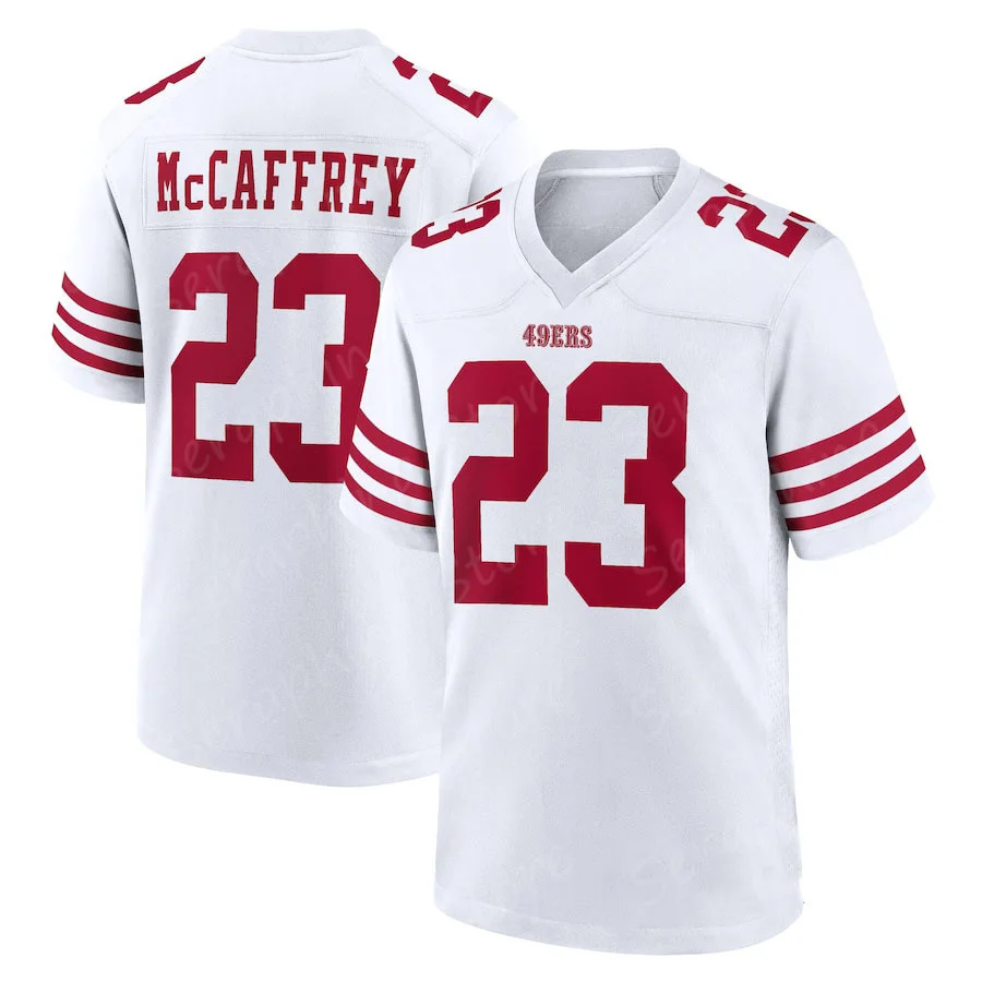 2524 New Arriavl Summer Men T-shirt Christian McCaffrey San Francisco No.23 Quick Drying Women Men T-Shirt Adult Jersey Kit Top