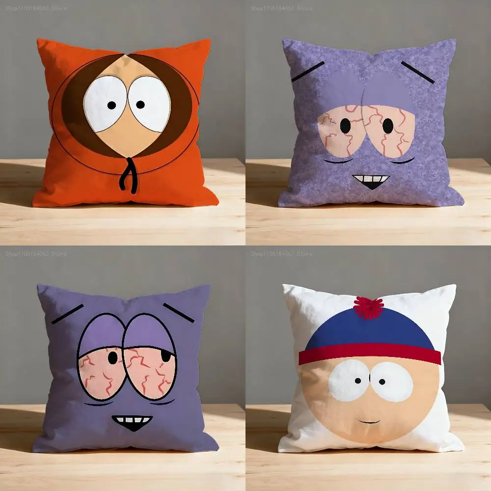 

S-SouthS T-Toallin P-ParkS Pillow Case For Sofa Decor Car Office Room Printing Cushion Cover Decorations and Protector