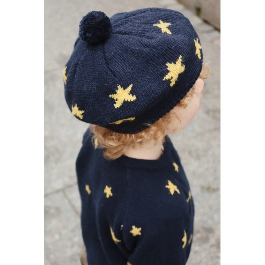 Children Clothes Set 2024 Autumn KS Girls Knitted Sweater Embroidered Kids Christmas Cardigan Baby Girl Cute Party Hat Outwear