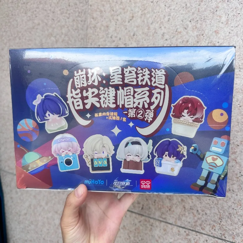 Mihoyo V2 Keycap Honkai Star Rail Caja Sorpresa Juguetes Figura de Acción Anime Muñeco Coleccionable Adornos